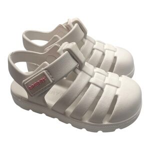 Sperry Toddler White Caged Sandals Size: 4